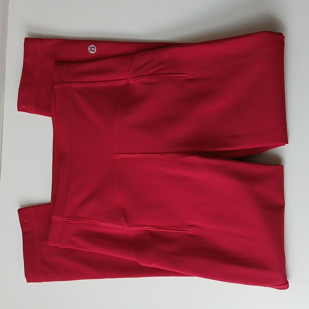 Lululemon Swift Speed High-Rise Crop 21" Red Women's 2